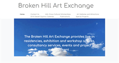 Desktop Screenshot of brokenhillartexchange.org.au